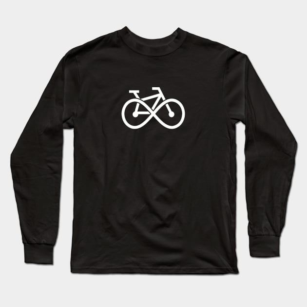 Infinity Bike MTB Cycling Biking Made Simple Long Sleeve T-Shirt by TeeCreations